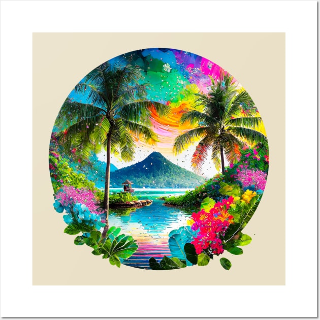 Tropical Island Wall Art by CreativePhil